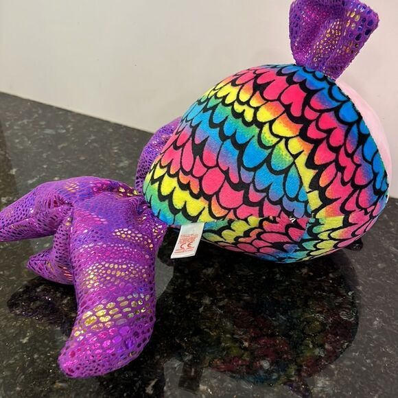 FLIPPY the Fish Beanie Boo Retired Beanbag Plush - New with Tags Vintage 1990s - Picture 6 of 12